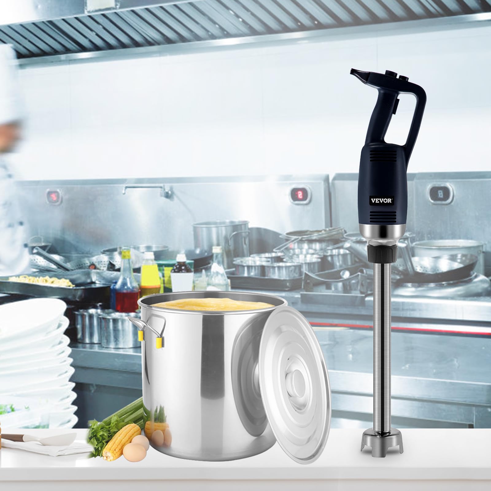 VEVOR Commercial Immersion Blender Variable Speed Heavy Duty Immersion