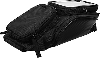 SWETRACE Motorcycle Magnetic Tank Bag Waterproof Oxford Motorcycle Luggage with Headphone Hole Portable Motorbike Storage ...