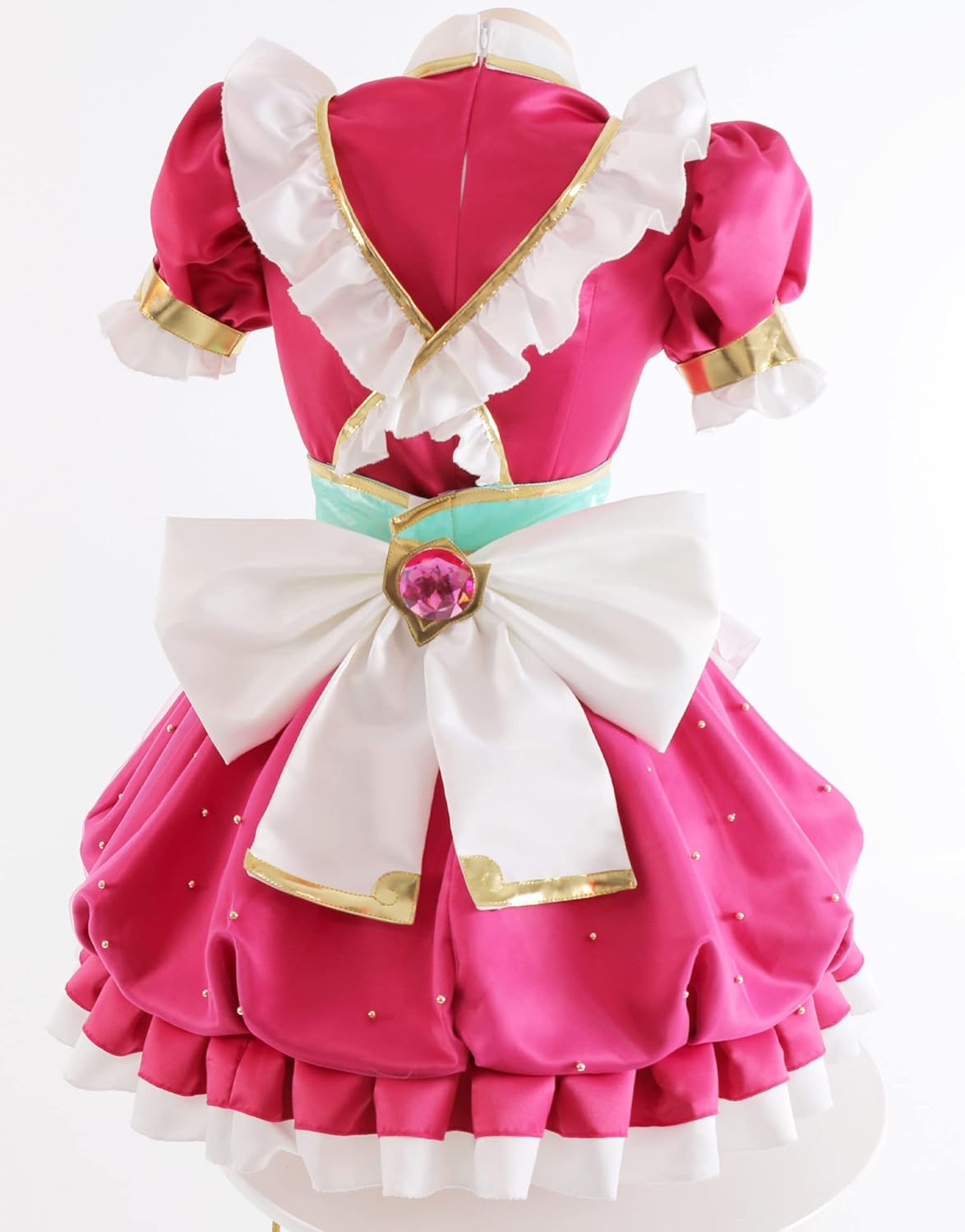 miccostumes Womens Purple Diamond Maid Dress Cosplay Costume