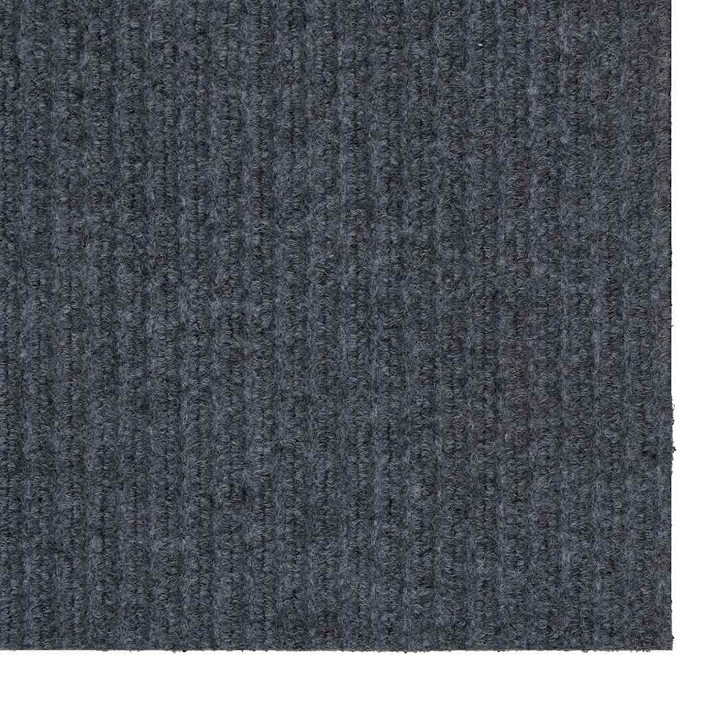 Chodnik dywanowy, szary, 80 x 200 cm, materiał, antypoślizgowy i łatwy w pielęgnacji, nadaje się do salonu, sypialni, korytarza, kuchni, nadaje się do ogrzewania podłogowego, nowoczesny