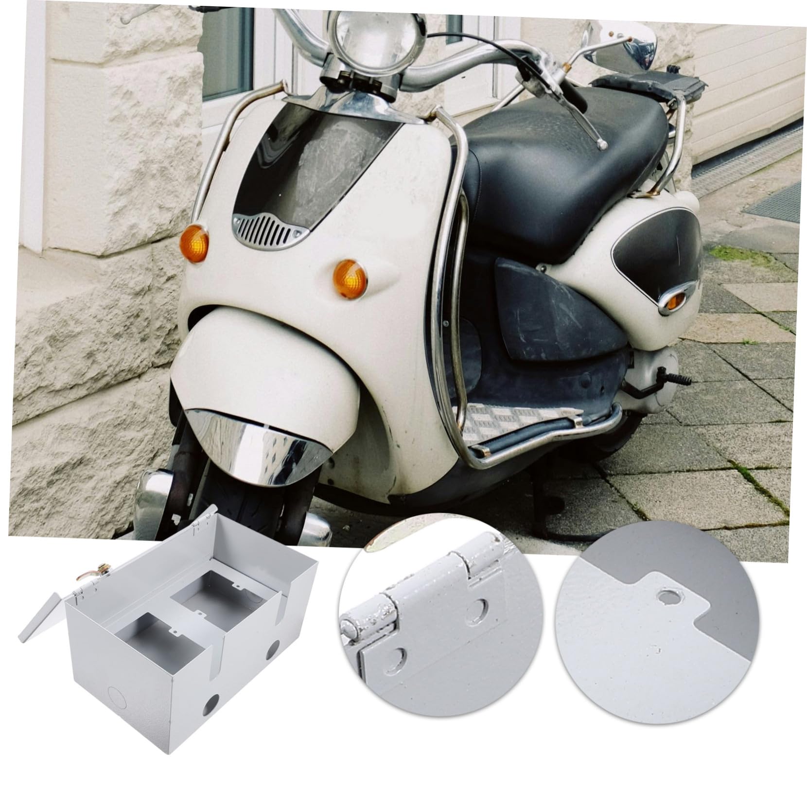 SEWACC Edelstahl Outdoor Steckdosenbox mit Schloss Wetterfest Elektrische Schutzbox für Außenbereich Robustes Gehäuse zur Sicheren Stromversorgung
