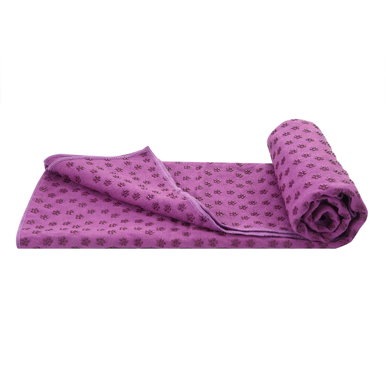 Set Asciugamani Yoga DIVASYA | Microfibra Riciclata | Antiscivolo | 183x61 Cm + Asciugamano Viso | Per Hot Yoga E Viaggi - Foto 6