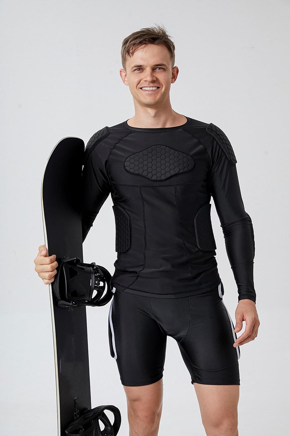 Snowboard Impact Shorts, Padded Protection Shorts for Basketball, Cycling, Riding, Paintball, Soccer, Volleyball