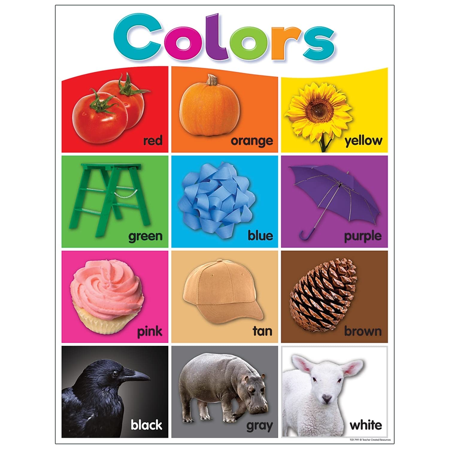 Teacher Created Resources Colorful Colors Chart