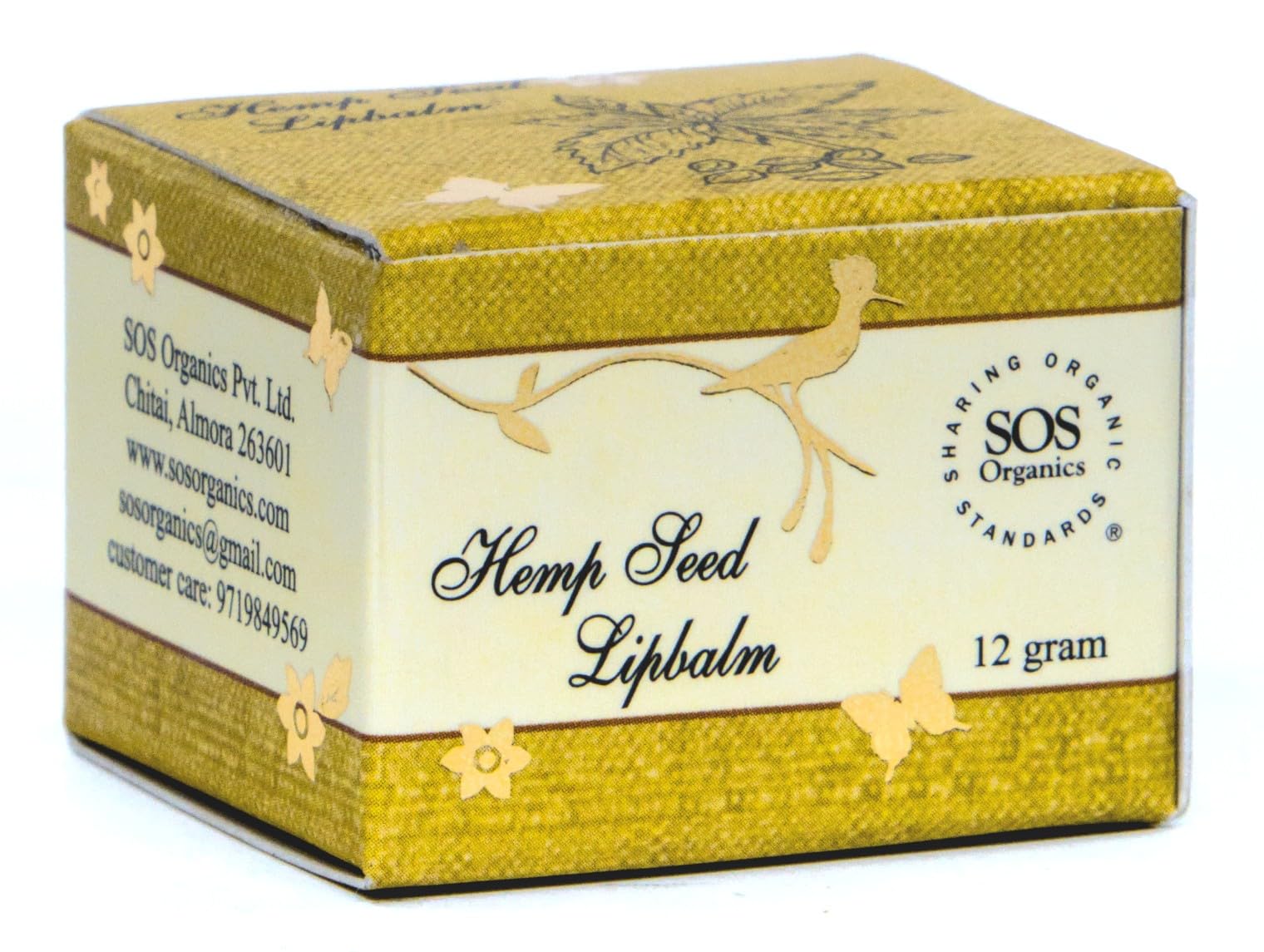 SOS Organics - Hemp Seed Libalm