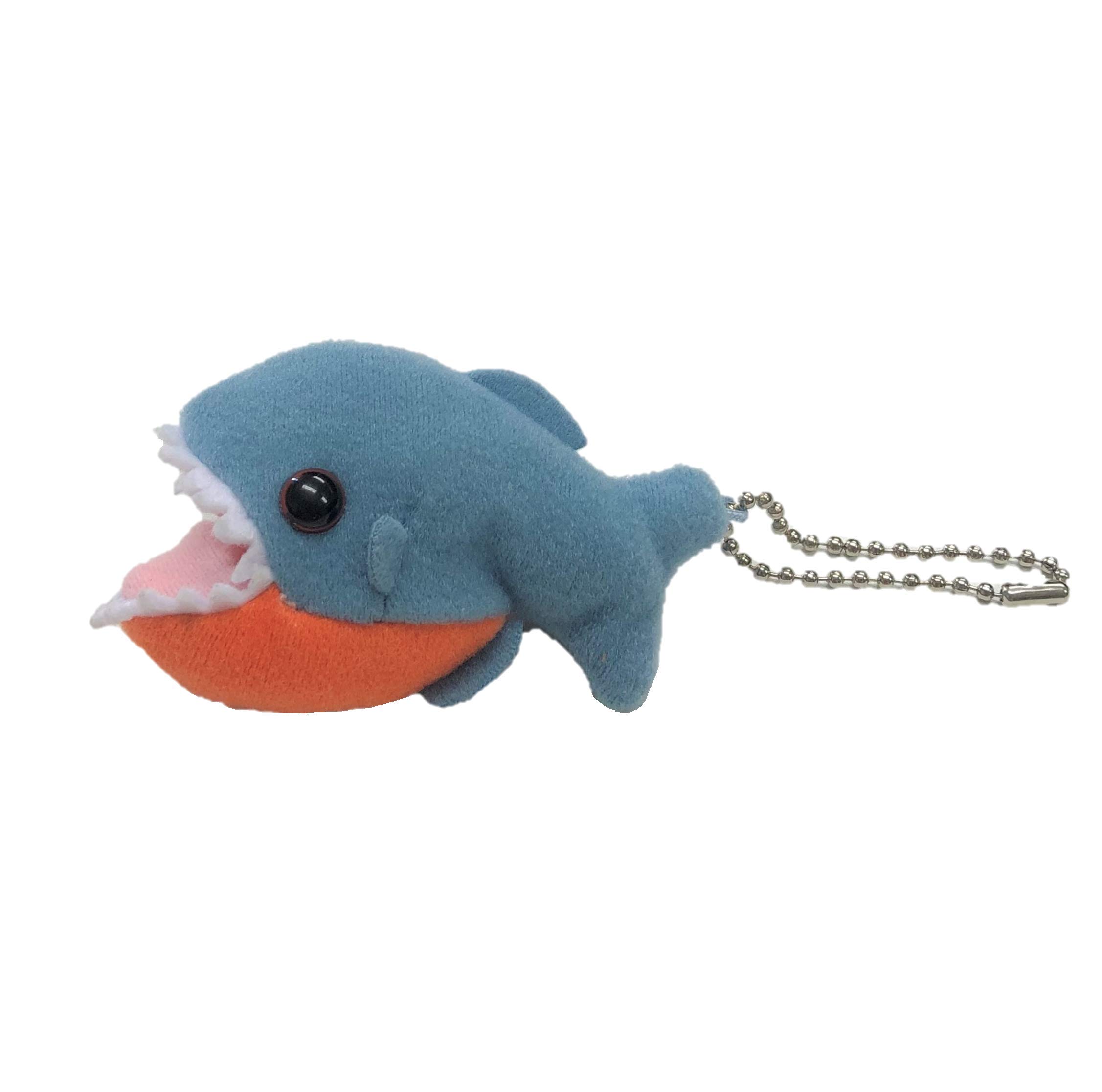 Amazon.co.jp: ぬいぐるみ ピラニア ワニ ボールチェーン フィンガー