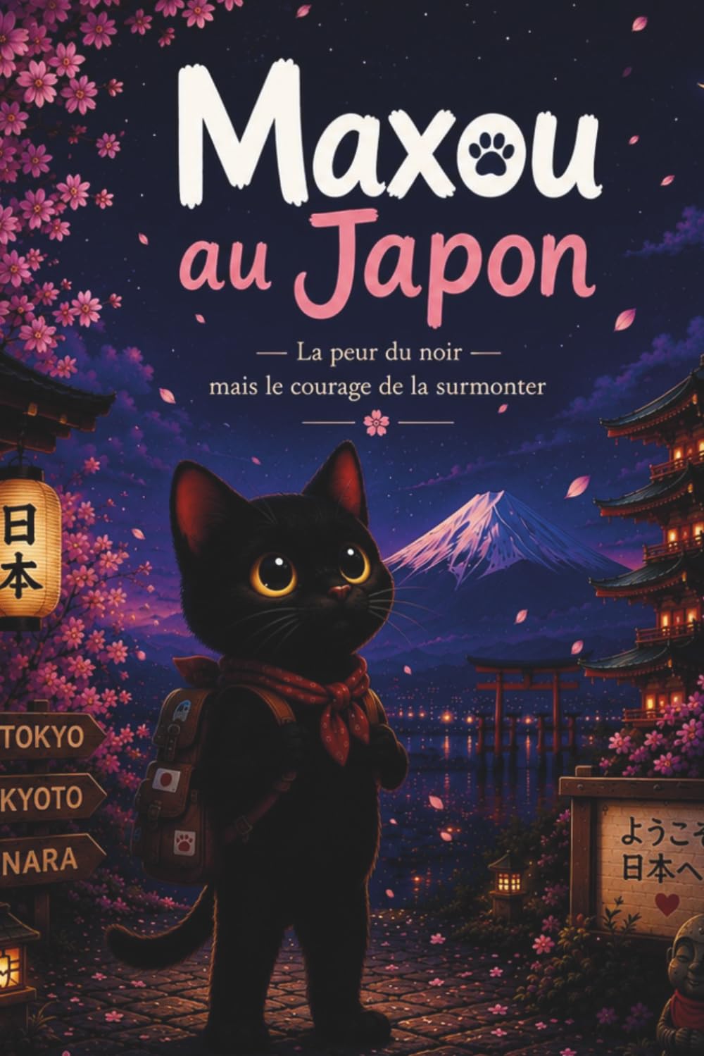 Maxou au Japon: La peur du noir mais le courage de la surmonter