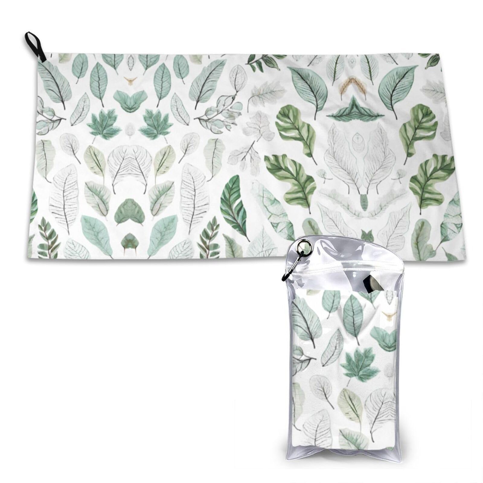 WXWJSHMGC Basil Thyme Dill & Rosemary Print Cooling Towel, Gym Towel,Cooling Towels For Neck, Soft Breathable Travel Cool Towel,Sports Towels For Gym,Camping