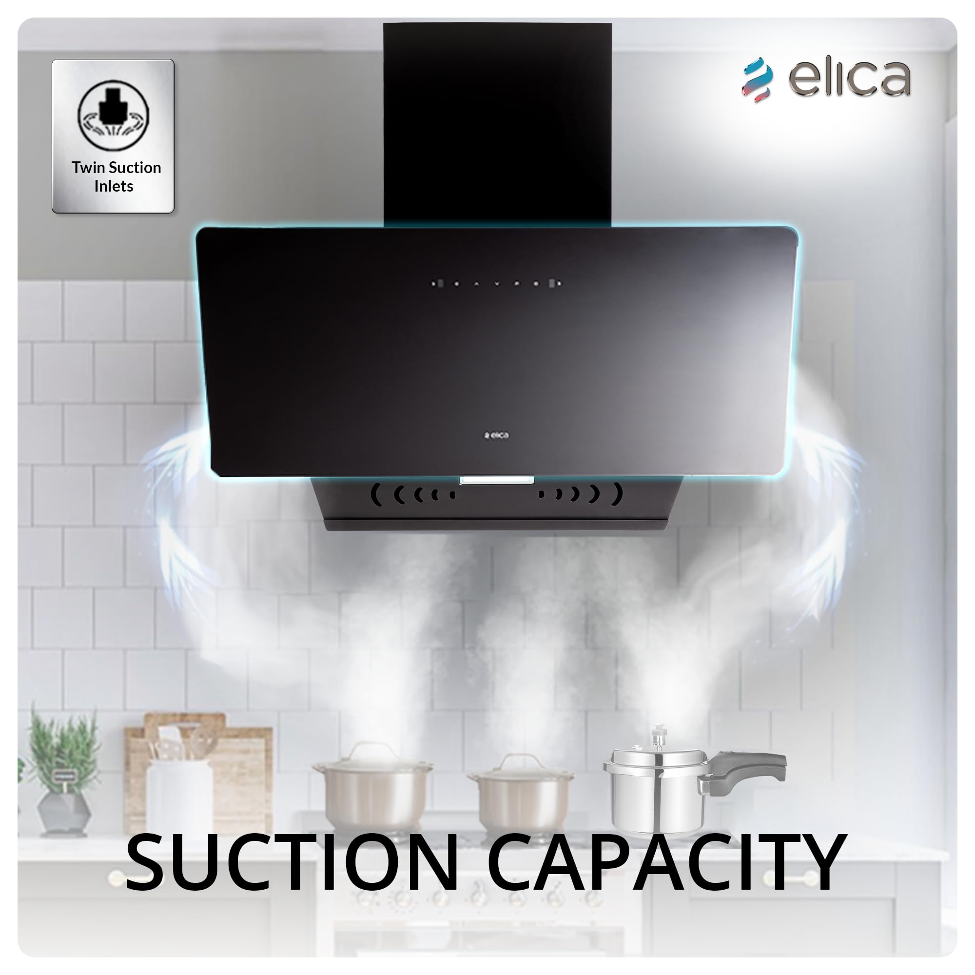 Elica KITTY Chimney - Powerful & Easy Clean -3