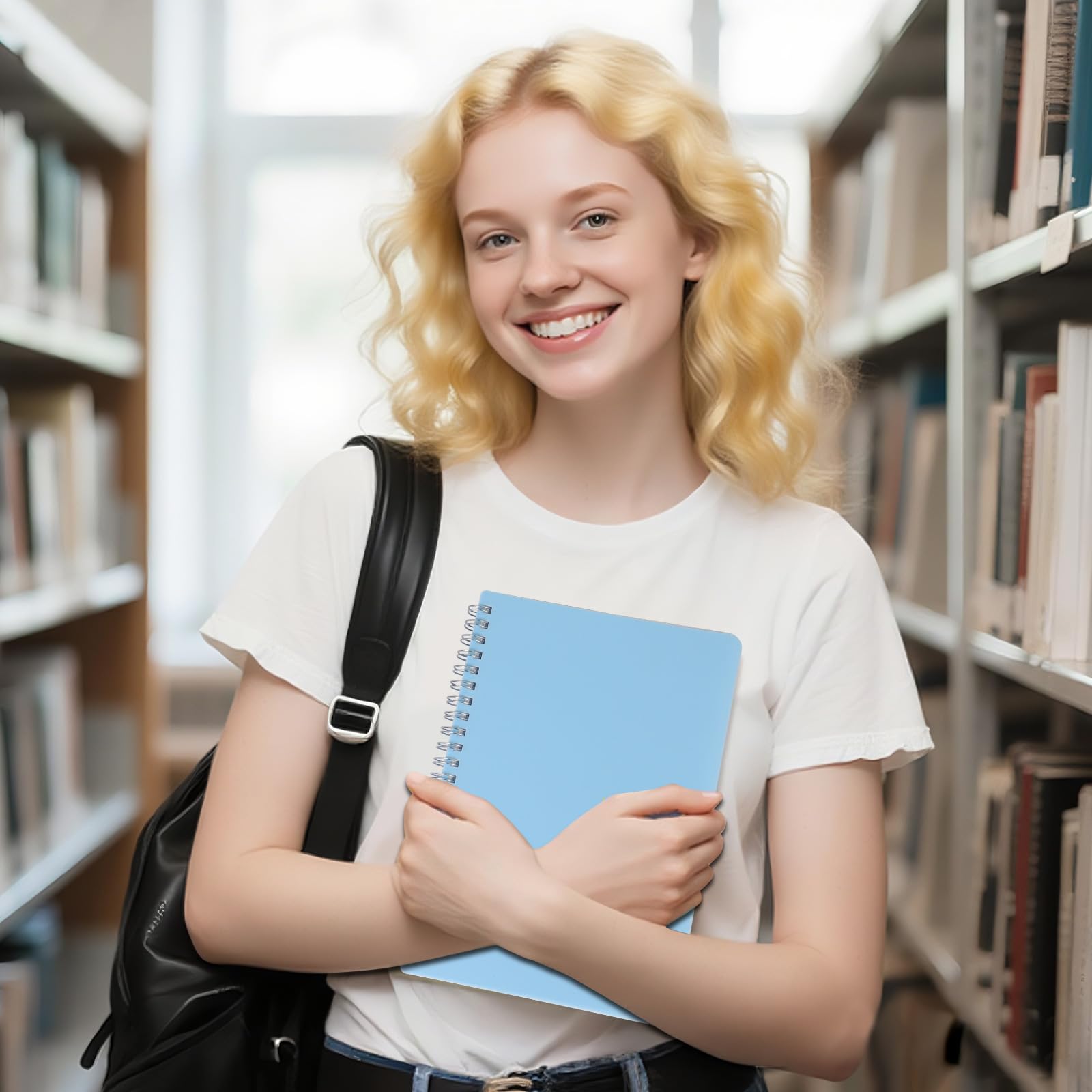 Undated Weekly Planner with Goal & Habit Tracker Notebook, Small A5 to Do List Week Planners Spiral Binding Personal Goal Journal Non Dated Weekly Planner Simple Agenda Planners for Work Kids School