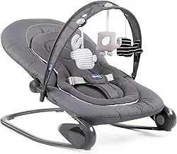 Espreguiiçadeira Chicco Hoopla Moon Grey, Chicco, Cinza