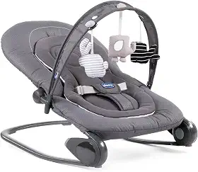 Espreguiiçadeira Chicco Hoopla Moon Grey, Chicco, Cinza