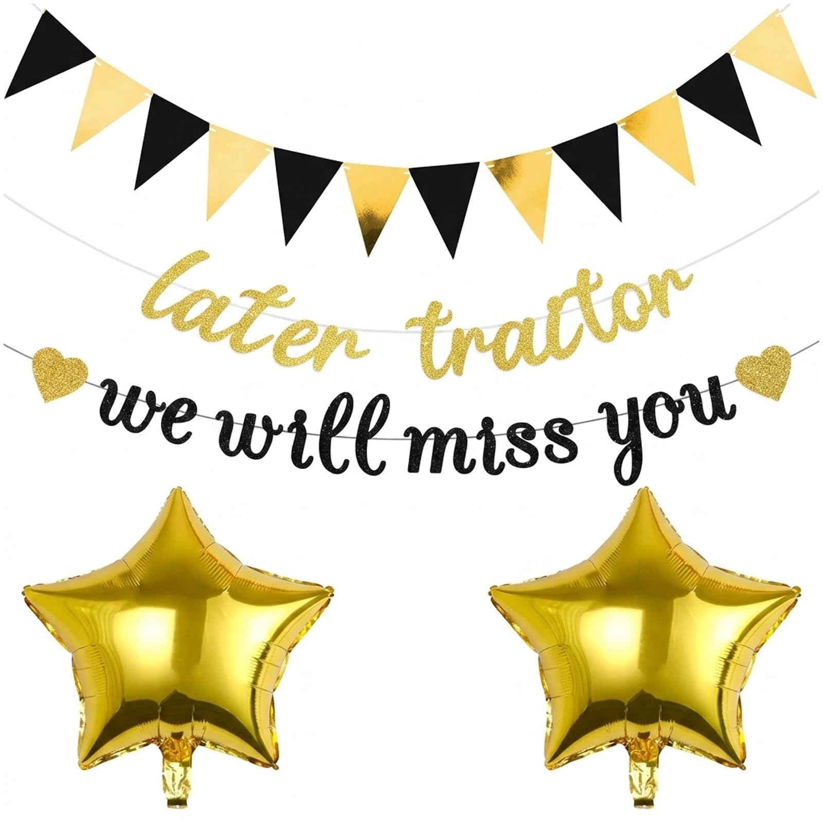 Leaving Party Decorations, Leaving Decorations Set for Colleagues, Sorry Your Leaving Decorations with Banner & Balloons, Funny Farewell Supplies for Retirement & Job Change