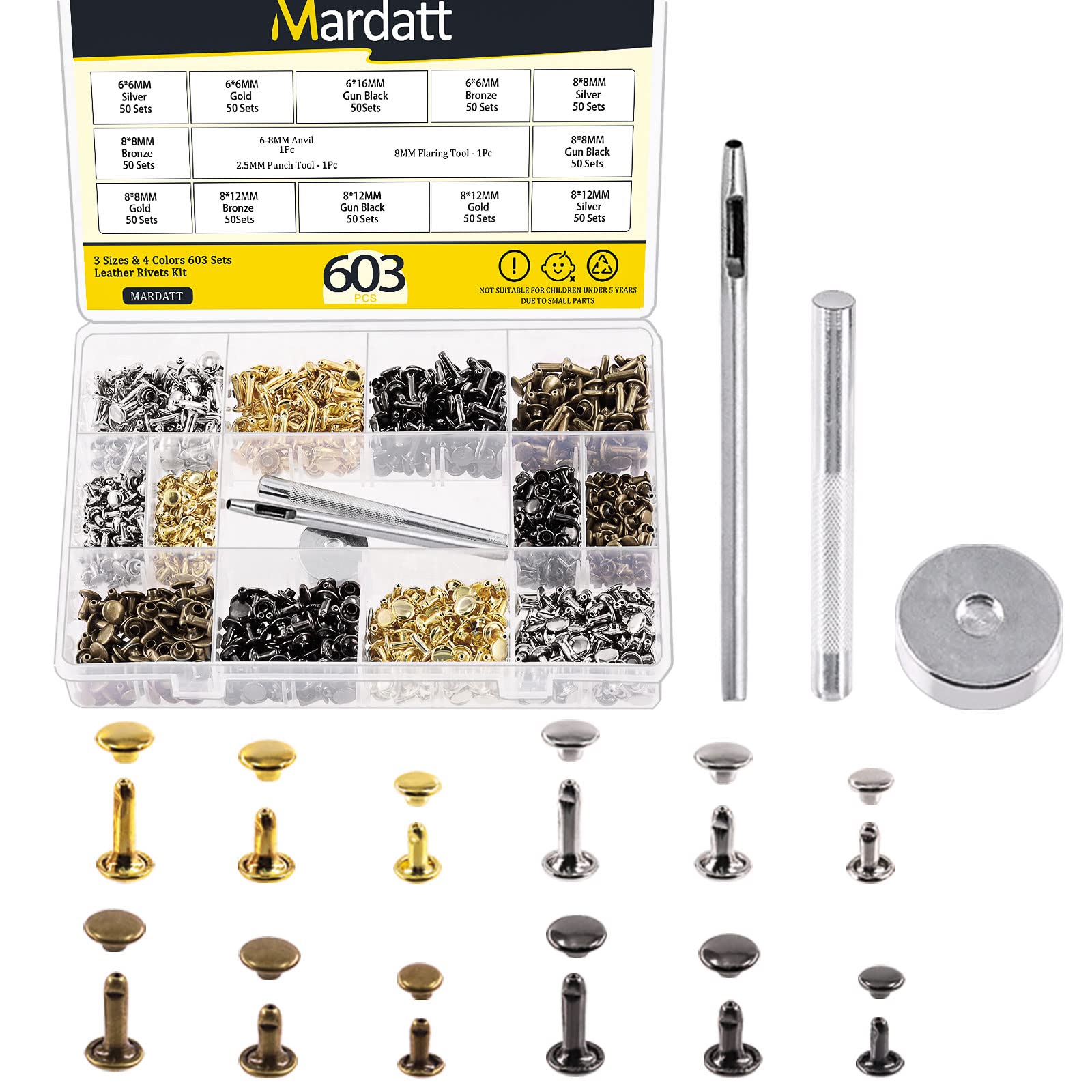 Single Cap Rivet Tool Outus Rivets Single Cap Rivet Tubular Metal Studs With Fixing Tool Kit