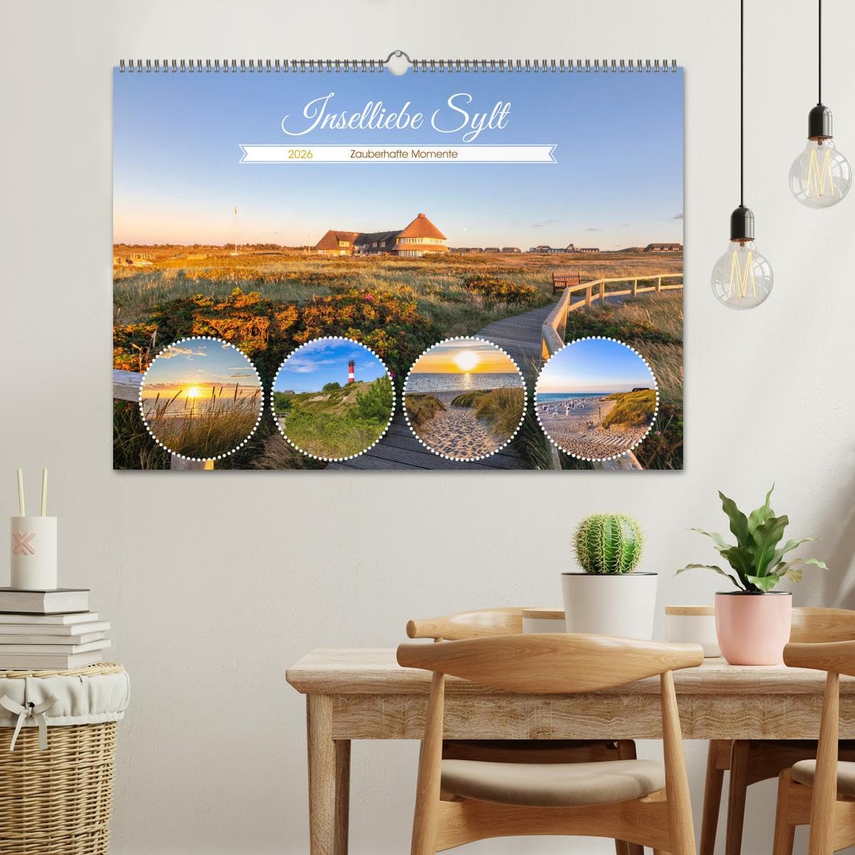 INSELLIEBE SYLT Zauberhafte Momente (Wandkalender 2026 DIN A2 quer), CALVENDO Monatskalender: Herrliche Naturaufnahmen von der Insel (CALVENDO Natur)