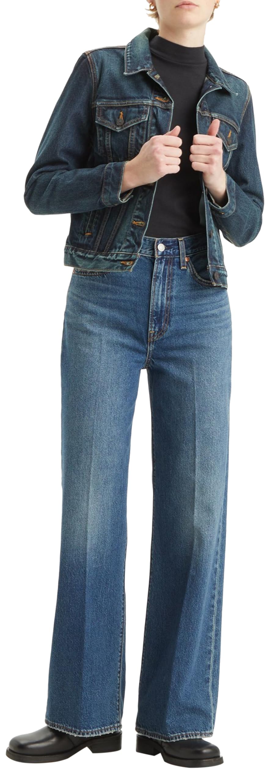 Levi's Ribcage Wide Leg H223 - Dżins Kobiety