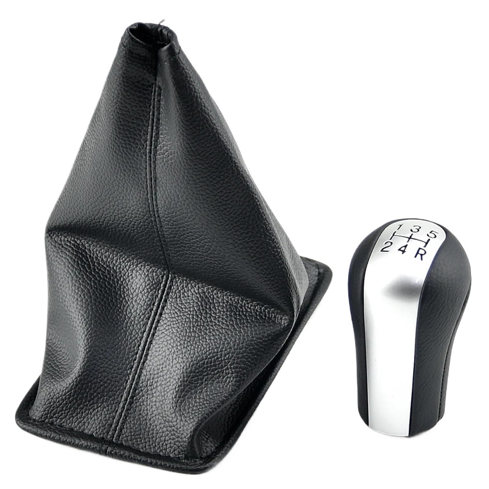 Hsukiho Matte 5 Speed A Car Shift Knob Cover For Toyota For Corolla For Aygo For Verso For Rav4 For Yaris For Vitz Car 5/6 Speed Gear Shift Shifter Knob Lever Gaiter(Matte 5 Speed A)