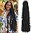 7 Packs Soft Locs Crochet Hair Pre Looped 30 Inch Faux Locs Crochet Braids Goddess Locs Dreadlocs Synthetic Hair For Black Women (1B, 30 Inch (Pack of 7))