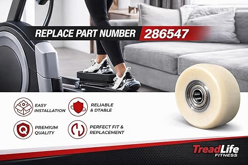 Miniatura 2 de TreadLife Fitness Rueda elíptica - Número de pieza 286547 - Compatible con varias elípticas épicas (modelos listados)