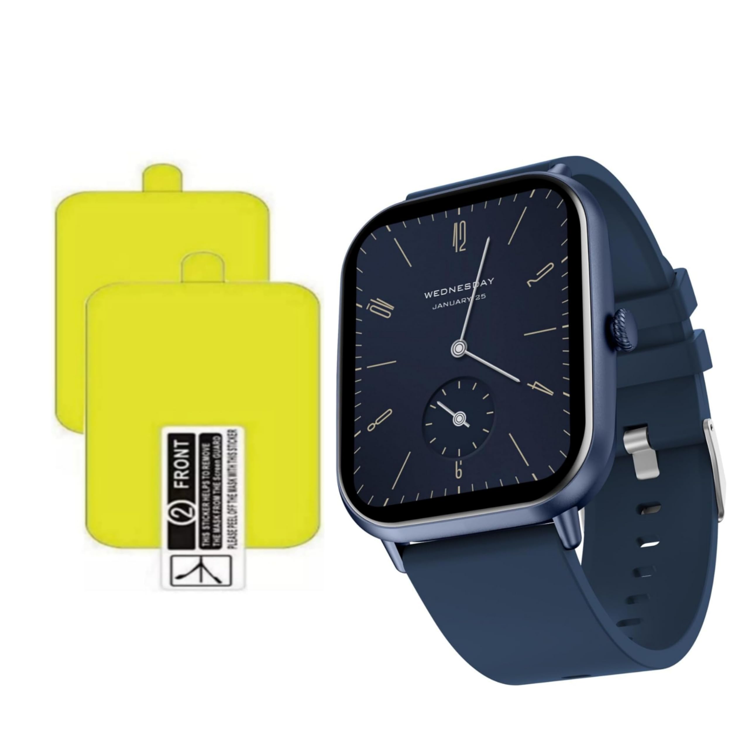 (pack of 3) Edge to Edge Tempered Glass For Fire-Boltt Ninja Call Pro Max 2.01 Smart Watch, Pack of 2 (Air Bubble Proof, Anti Finger Print) (B0CK7TRDTZ) Amazon Price History, Amazon Price Tracker