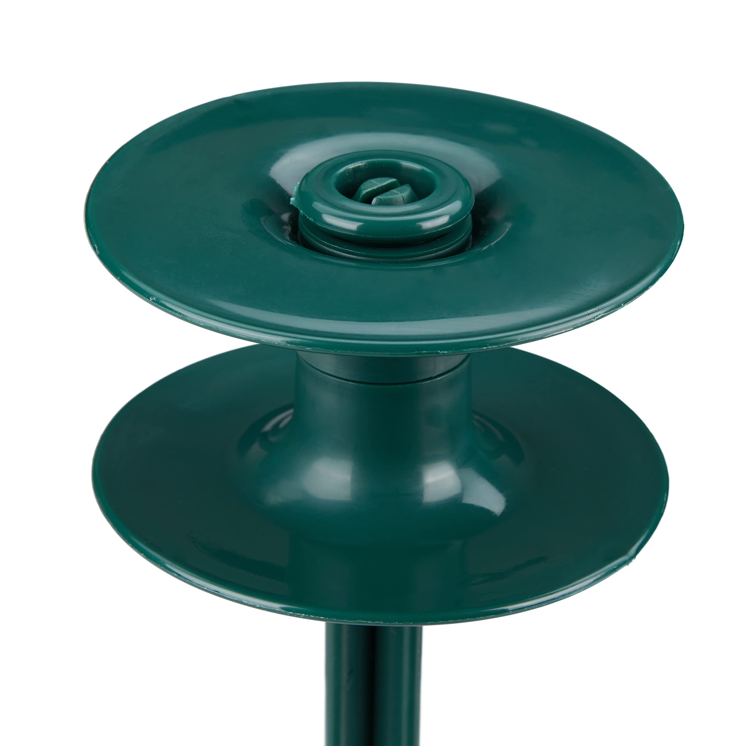 Relaxdays Support pour Le Tuyau d’arrosage, en Lot de 6, Forme Pointue, Plastique, H x L : env. 24 x 9 cm, Vert