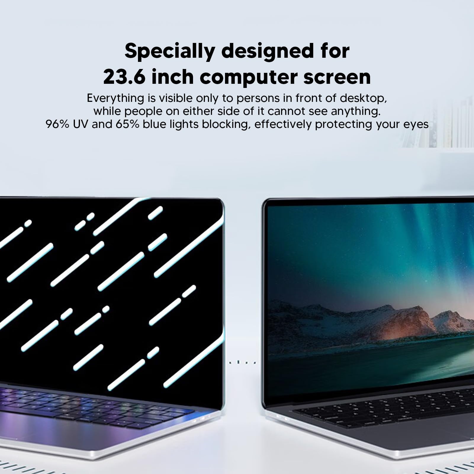 Cuifati Filtro de Pantalla de Privacidad para Computadora de 23.6 Pulgadas,