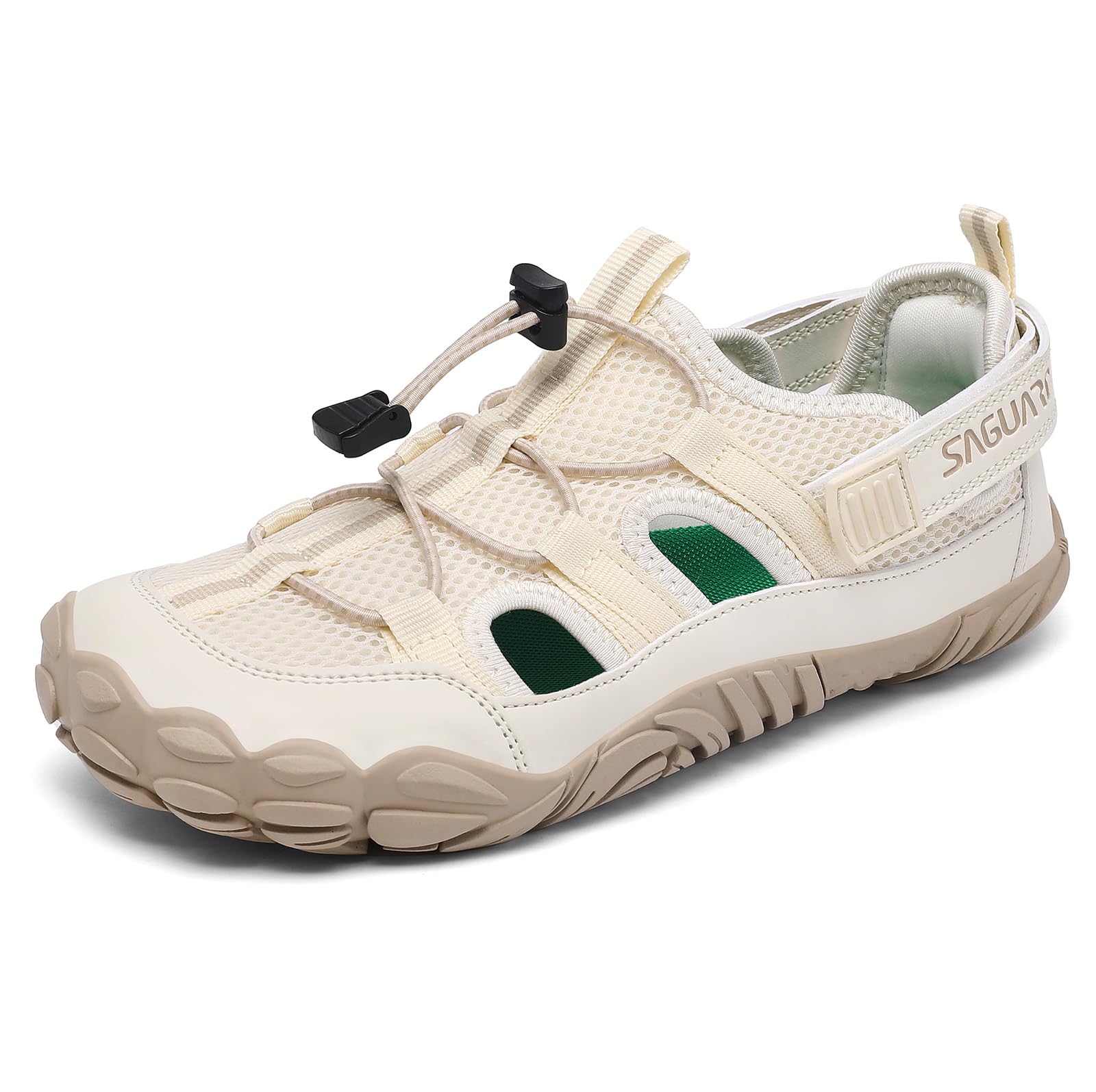 SAGUARO Unisex Barefoot Summer Wide Toe Sandals for Hiking and Daily Use, Size 36-48