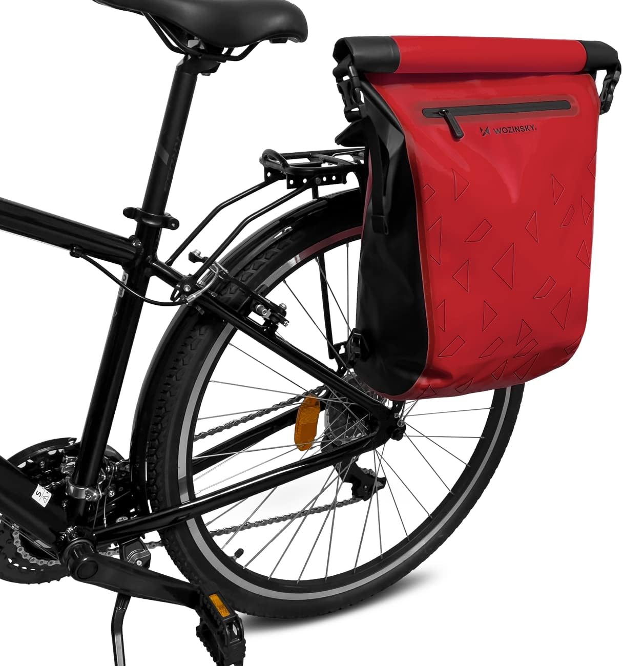 CEVISS Fahrradtasche 19 Liter - Wasserdichte Gepäckträgertasche Mit Schultergurt