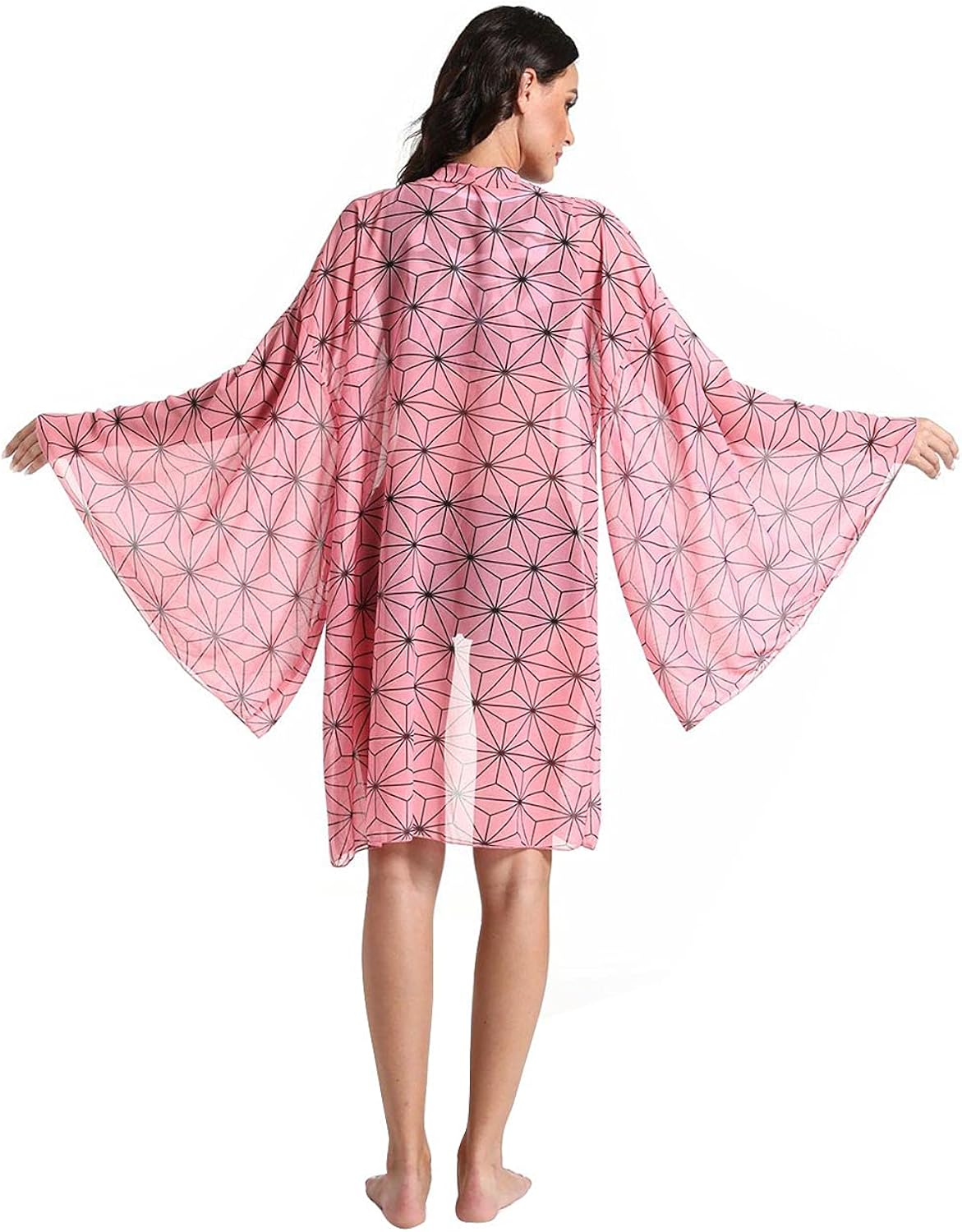 Swimsuit Kamado Nezuko Bikini Swimwear with Beach Cover Up