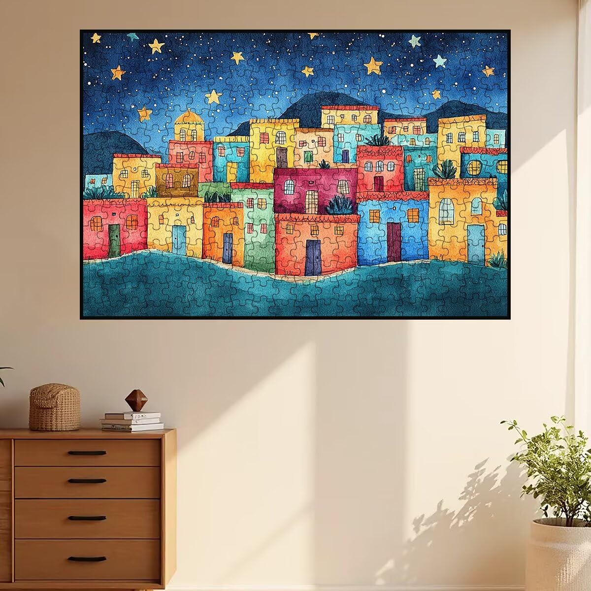 Puzzle 5000 Pezzi Notte stellata, Puzzle Retrò per Adulti, Puzzles in Legno Intrattenimento Creativo, Divertimento, Puzzles Educativi Classici con Confezione di Alta Qualità Idea Regalo Donna -2816