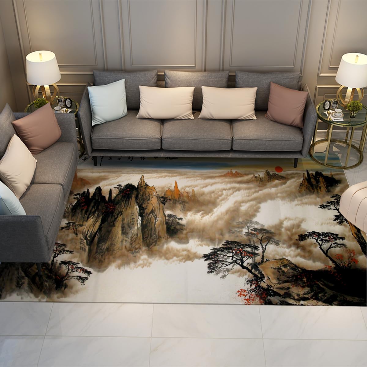 Tapis antidérapant lavable pour hall cuisine et descente lit