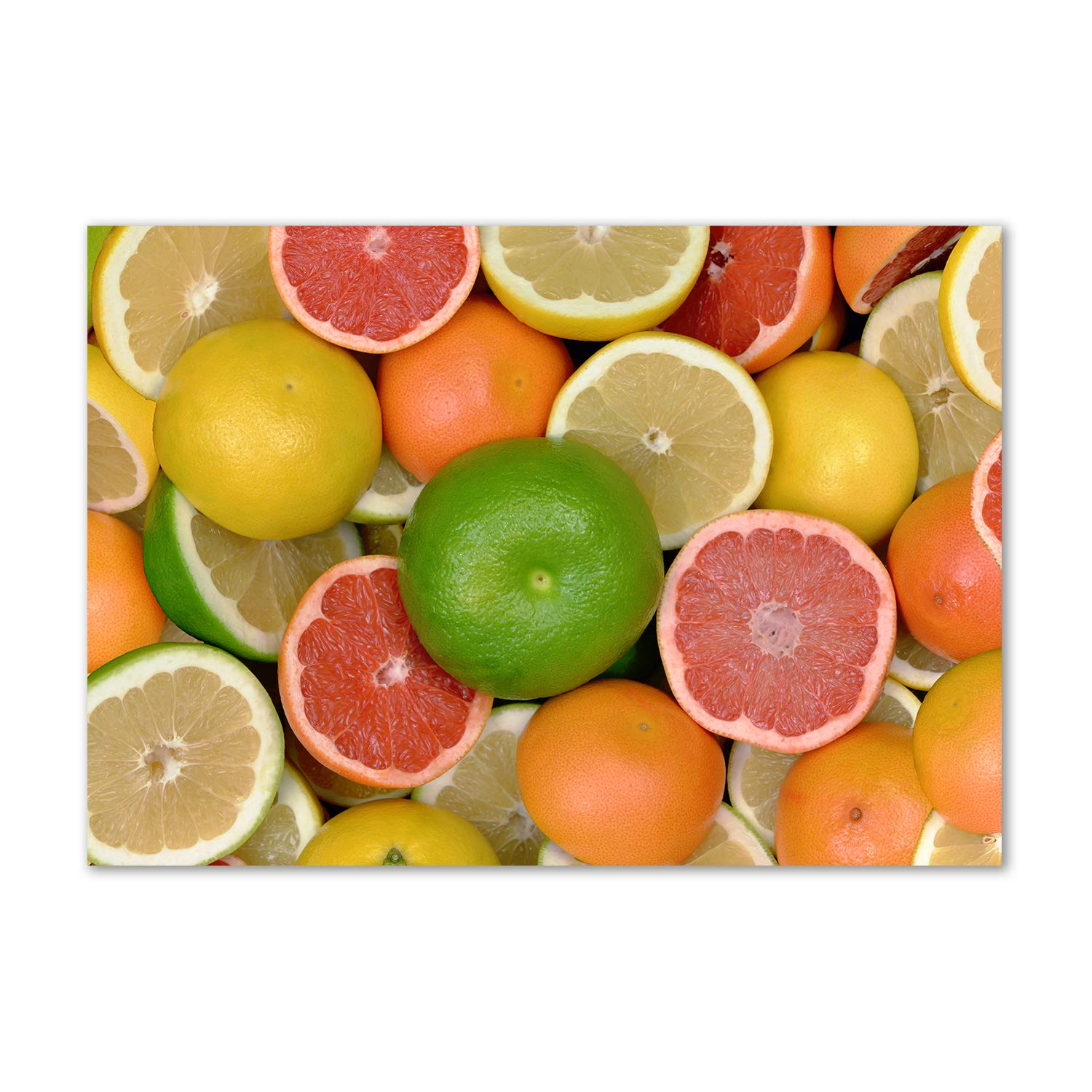 Cadre acrylique glass picture cítricos décoration murale moderne pour séjour