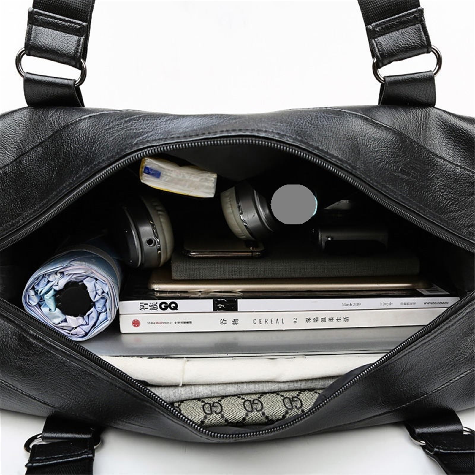 Borsone Da Viaggio In Pelle Borsa Da Viaggio Alla Moda Da Uomo, Borsa Da Viaggio, Grande Capacità, In Pelle, Portatile, Da Lavoro, A Tracolla, Casual, Da Uomo, A Tracolla, Da Viaggio Per Viaggiare