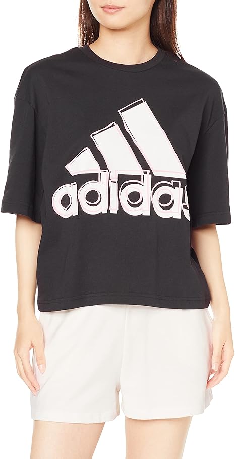 Amazon アディダス 半袖 Tシャツ ビッグロゴ 半袖tシャツ Tu067 レディース Tシャツ カットソー 通販