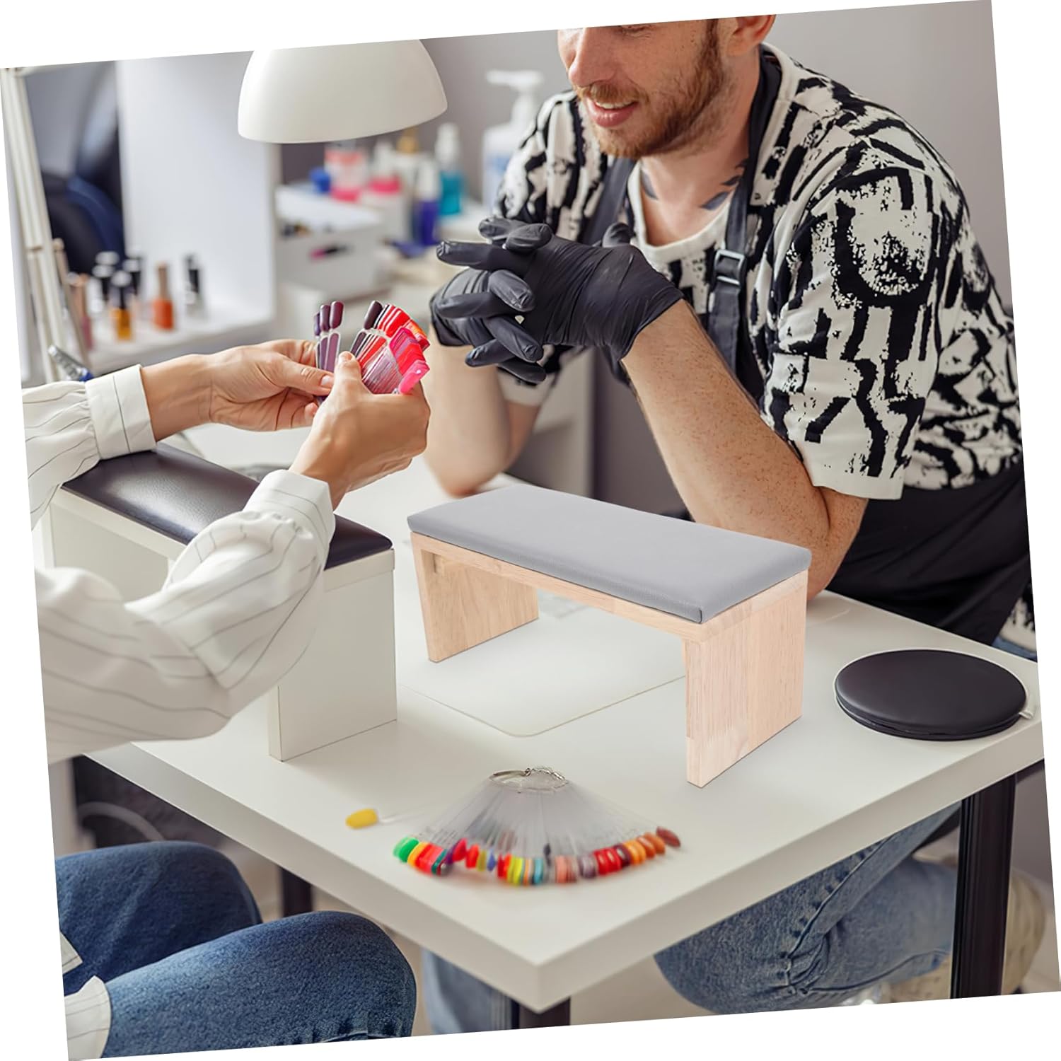 1pc Nail Hand Rest Cushion Nail Art Rest Holder Manicure Hand for Professional Salons