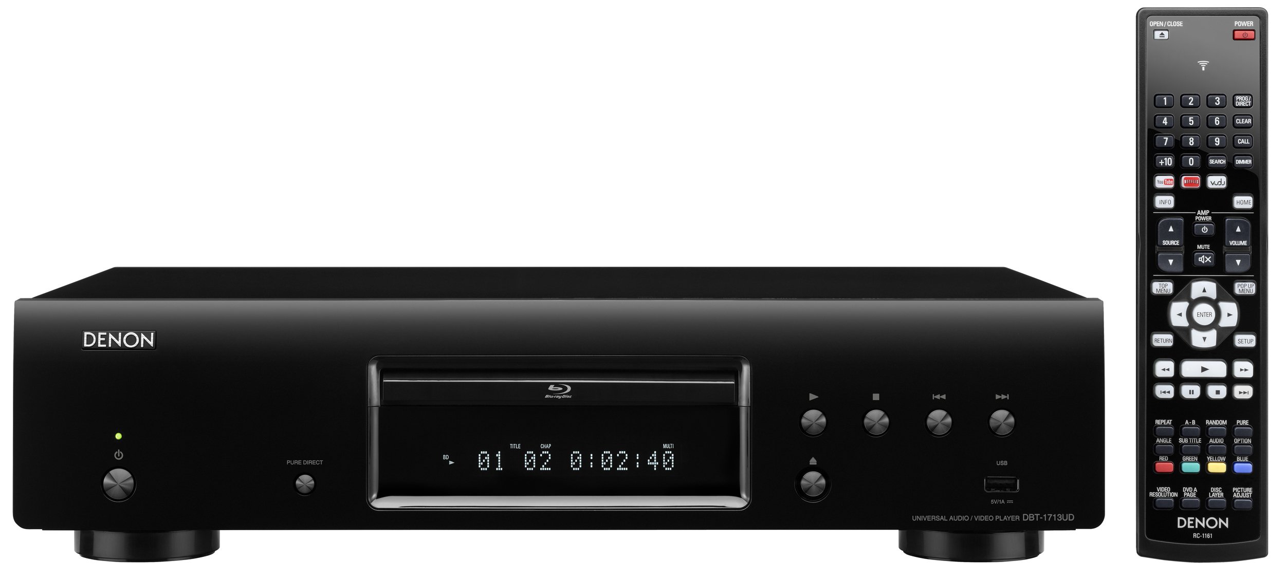 Denon DBT1713UD Universal Disc Transporter - Black (Blu-Ray 