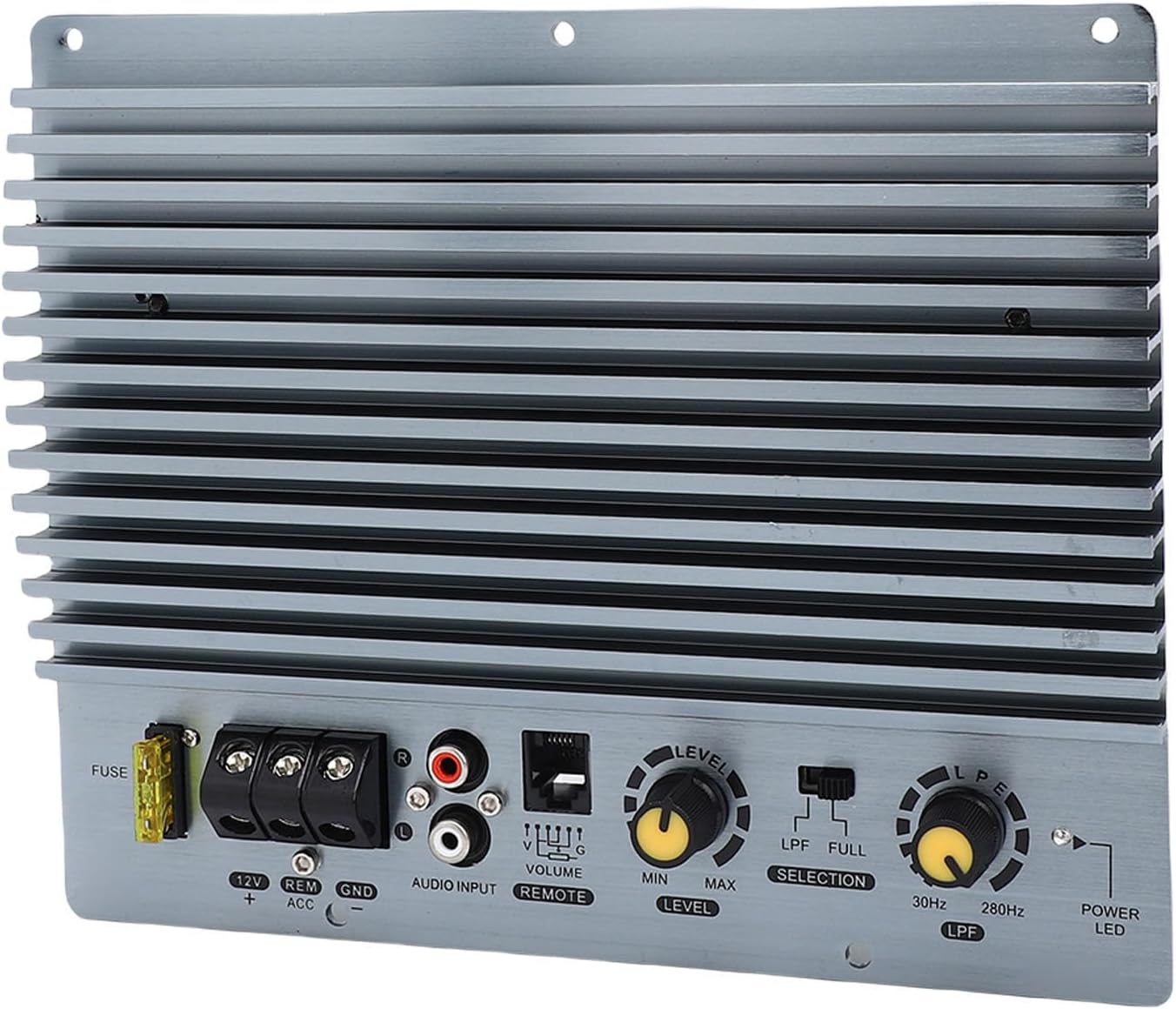 Gugxiom 12v Car Audio Amplifier, 1000W High Power Car Audio Amp Board with Remote Control, Stereo Amplifier for 8 to 12 Inch Woofer