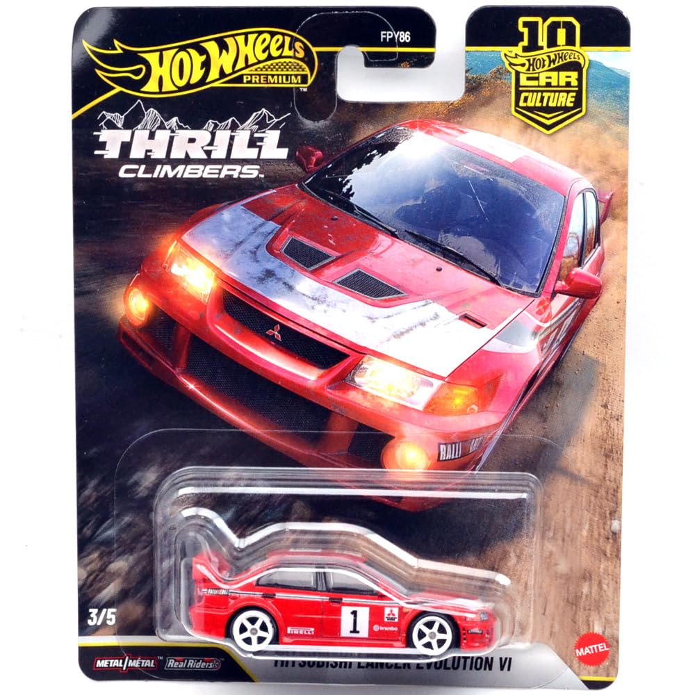 ホットウィール ランサーエボリューションVI スリルクライマーズ 10台セット Amazon | MATTEL Hot Wheels - CAR CULTURE - THRILL CLIMBERS