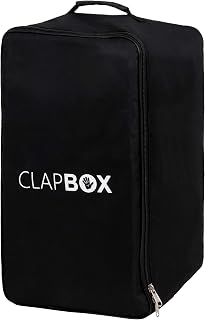 Clapbox Cajon Bag with Carry Handle, Shoulder Straps - Universal Size, Single Pocket (Black) Price In India