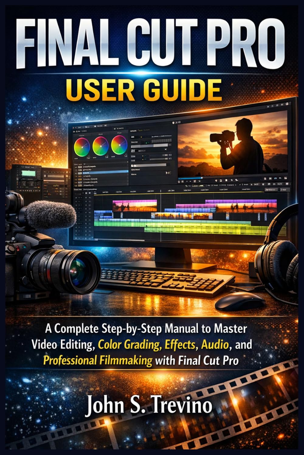 FINAL CUT PRO USER GUIDE: A Complete Step-by-Step Manual to Master Video Editing, Color Grading, Effects, Audio, and Professional Filmmaking with Final Cut Pro