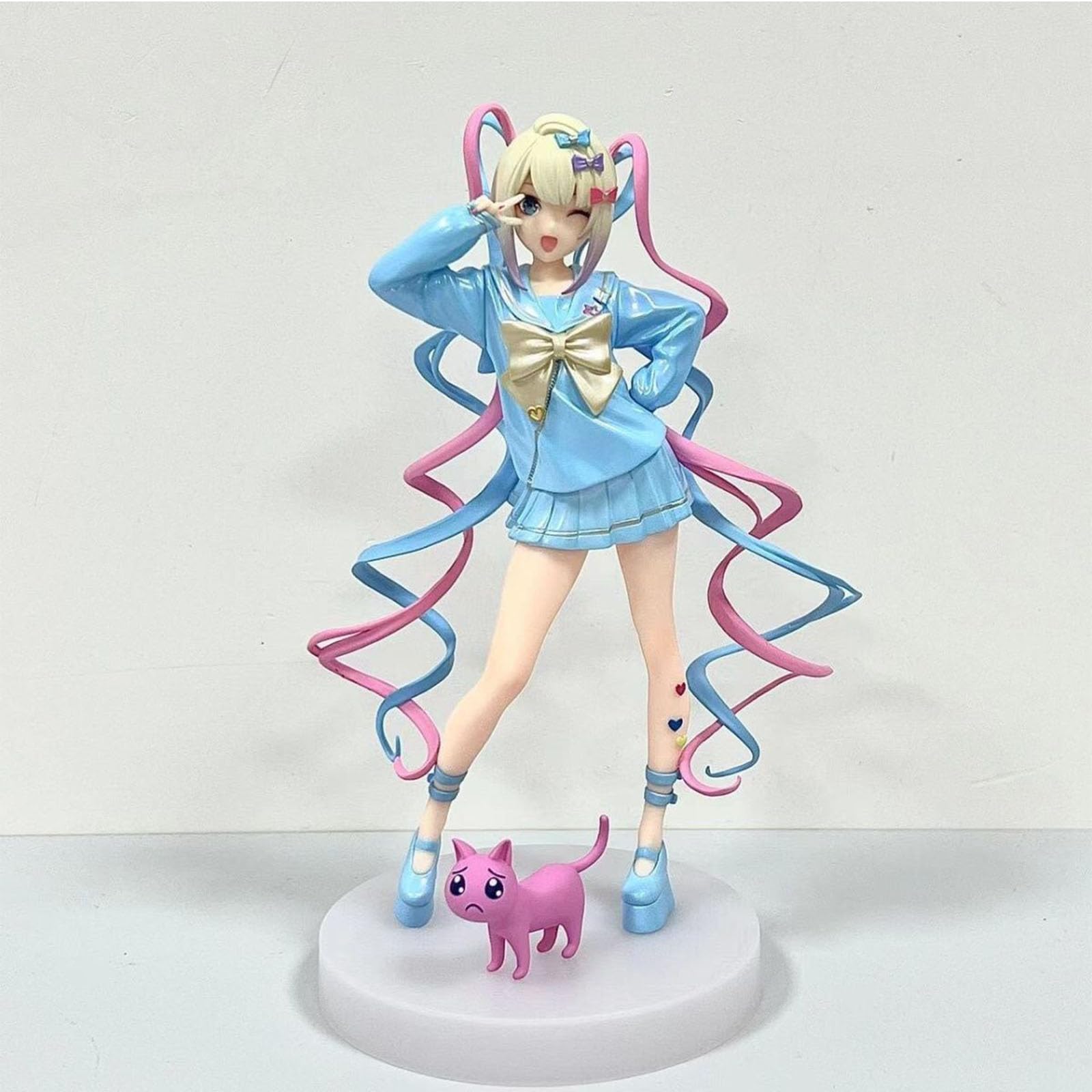 Amazon.co.jp: 超天ちゃん フィギュア 20CM ぴえん猫 ニーディー