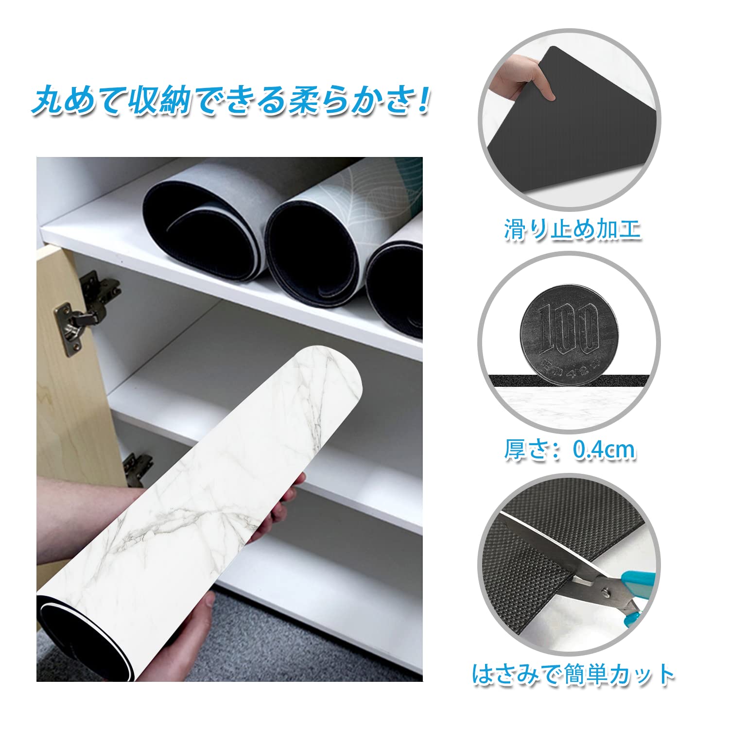 Amazon | バスマット ソフト 柔らかい 速乾 瞬間吸水 薄い 軽い 割れ