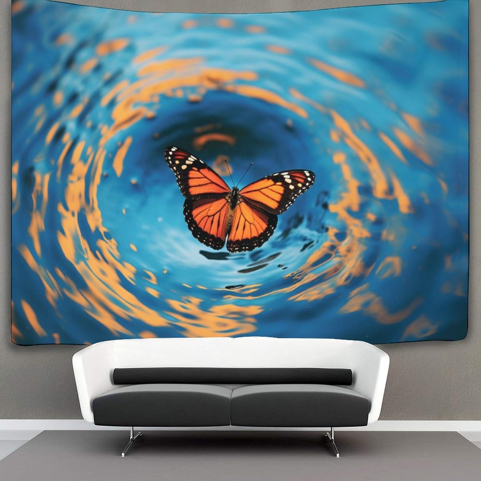 kaiyun Butterfly Tapestry Wall Hanging for Bedroom Home Decor HD Printing Living Room, Dorm 100cmx150cm