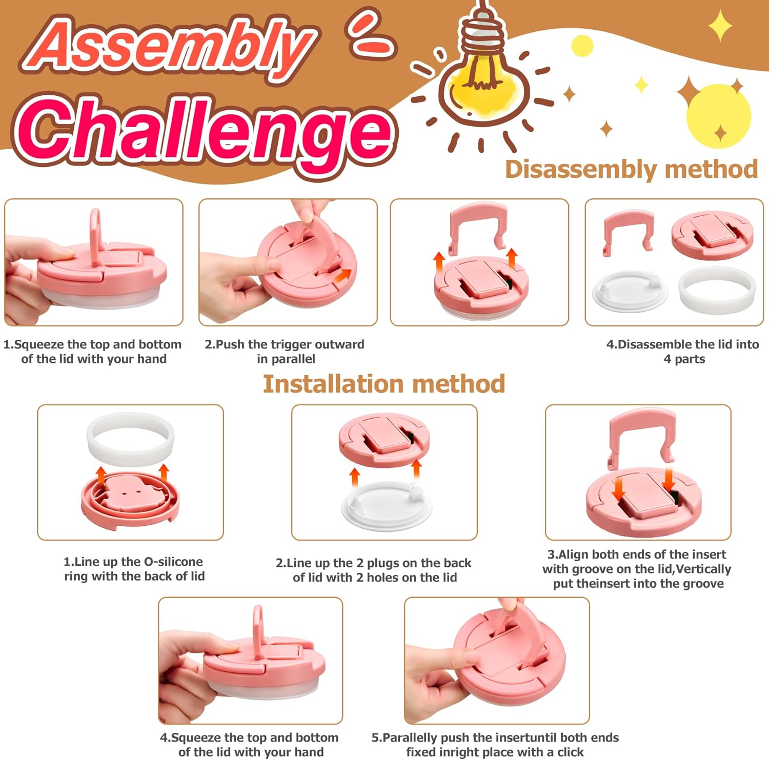 13.5oz Soup Thermo for Hot Food Kids Insulated Vacuum Food Jar with Buckle Lid,Wide Mouth Leakproof Stainless Steel Lunch Container with Spoon-Mermaid - Image 3