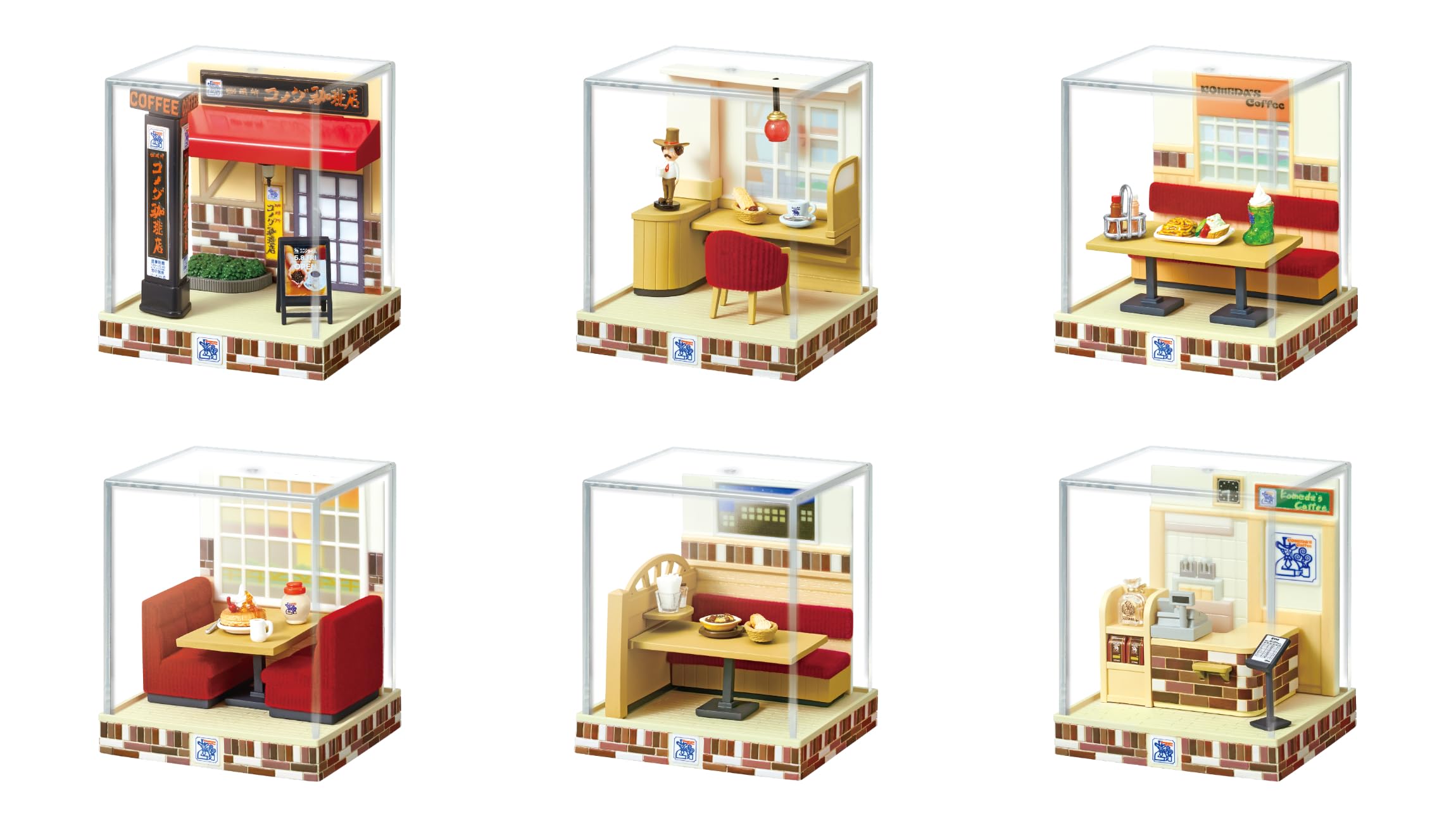 Corporate Terrarium Collection of Corporate Collaboration of Comeda, Coffee, 1BOX H115 x Width 70 x D70 mm ATBC-PVC