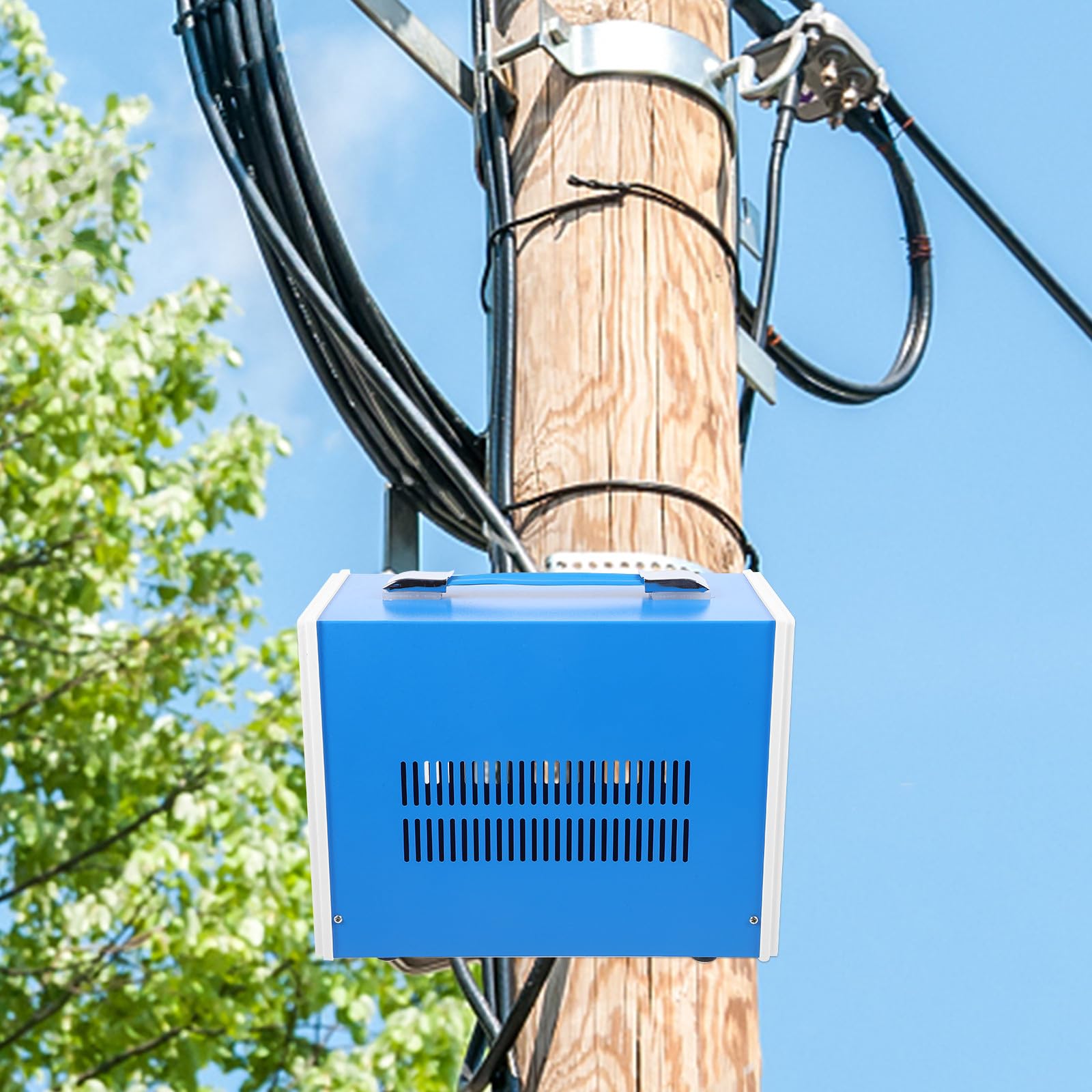 GALPADA Caja de Proyecto Eléctrica Metálica Estructura Reforzada, Incluye Disco Fijo para Montaje en Techos, Apta para Proyectos de Electrónica y Bricolaje