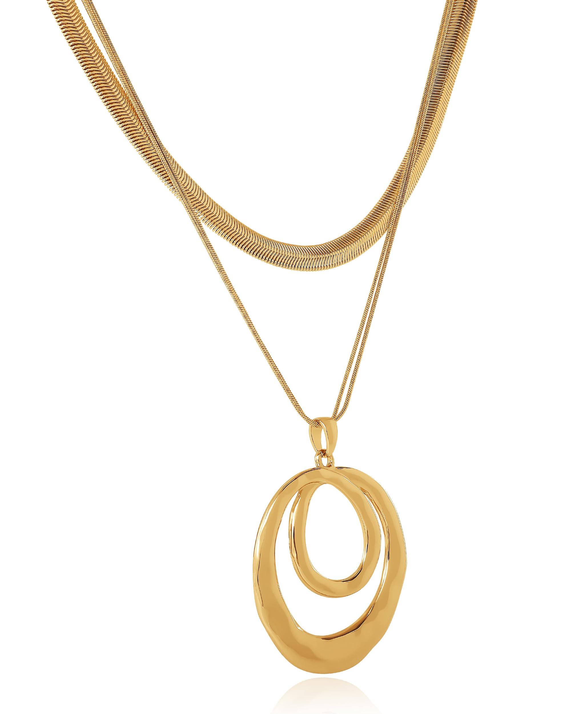 Collier superposé BCBGeneration Costume de 49,5 cm avec extension chic - 7