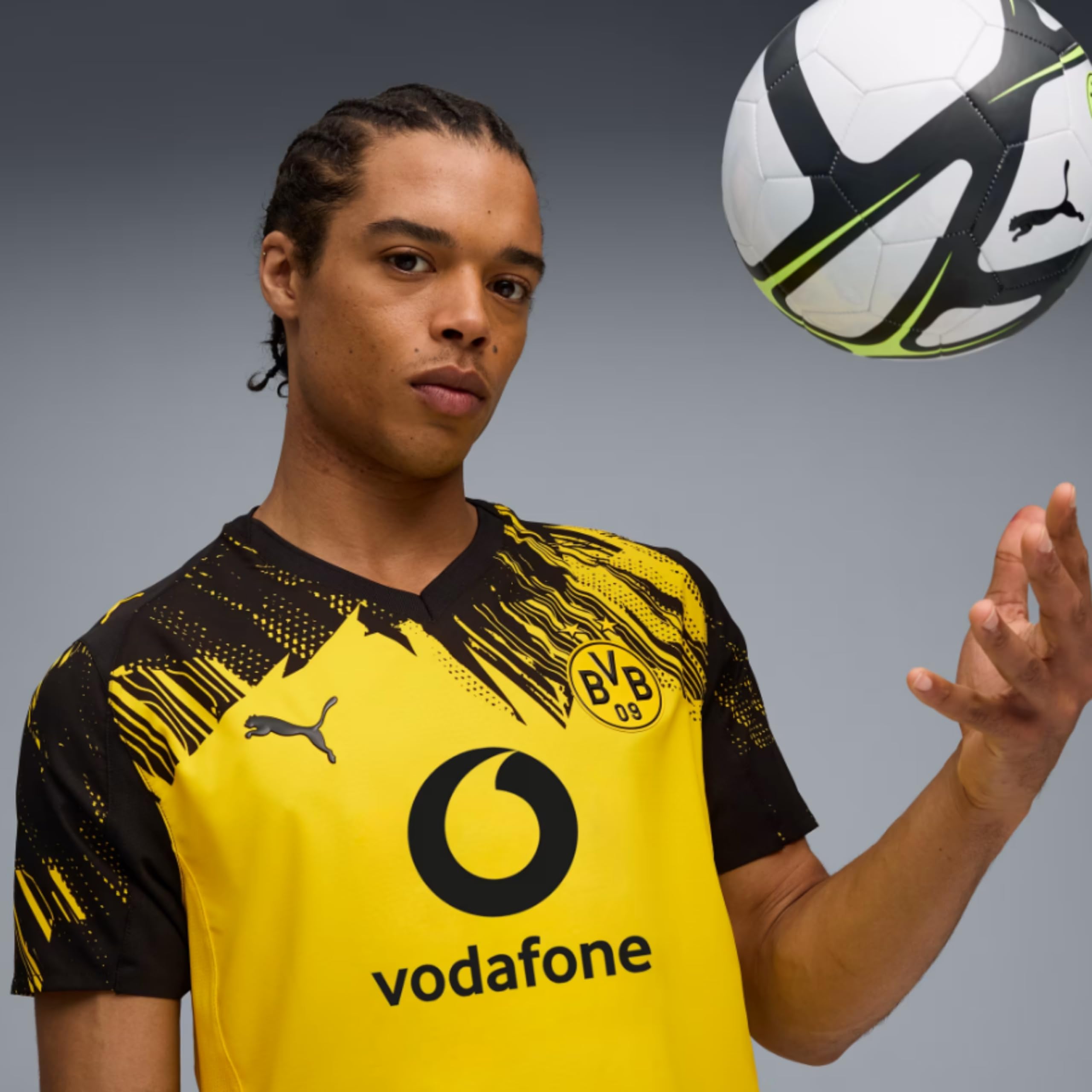 PUMA Original BVB Trikot Herren [Home 25/26] Offizielles Borussia Dortmund Trikot [Spieler oder Personalisiert] Fussball Sportbekleidung Sport Tshirts Herren Fußball Shirt Männer