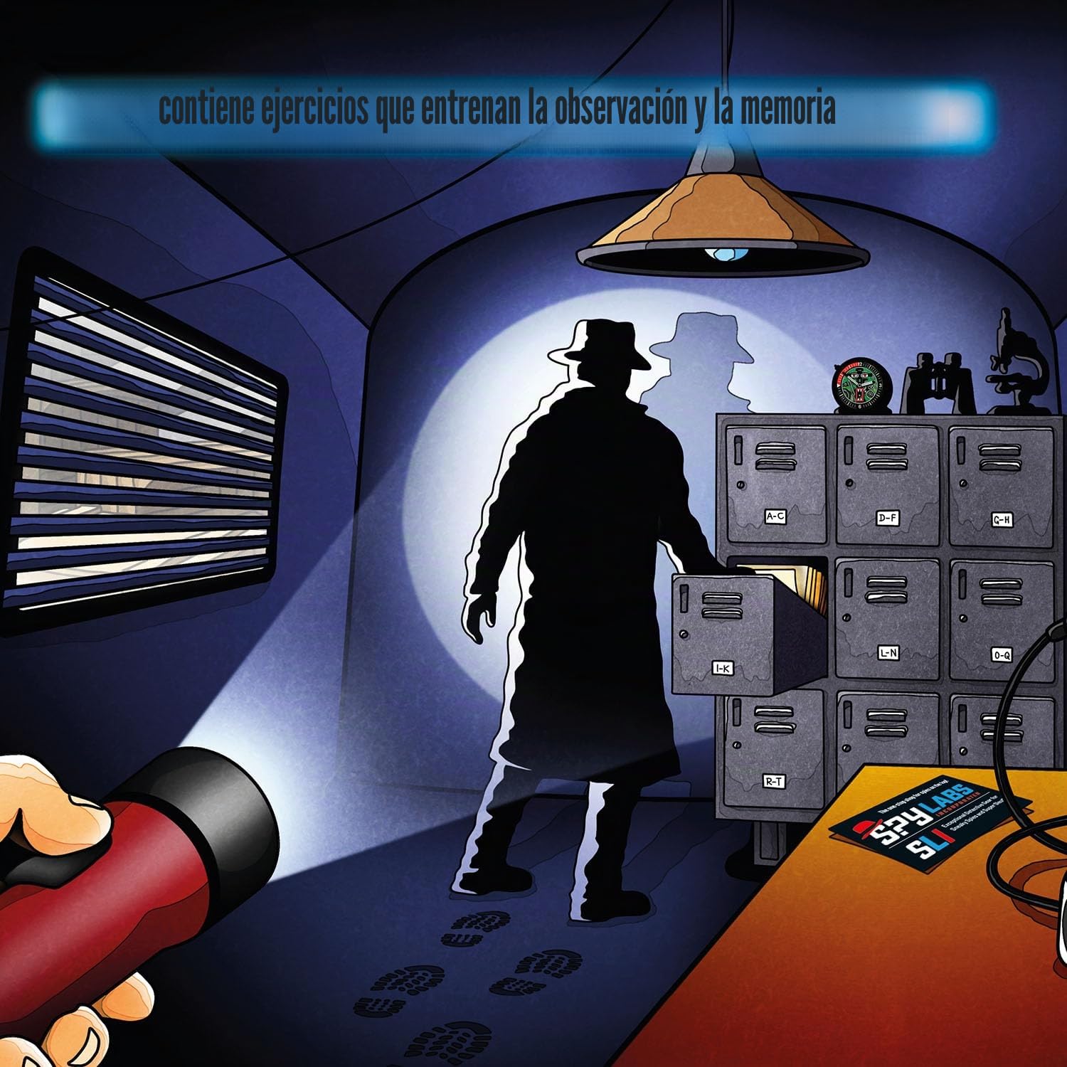 Kosmos Spy Labs Investigador Toolkit para Niños Desde 8 Años con Utensilios y Consejos Profesionales, Multilingüe en EU5
