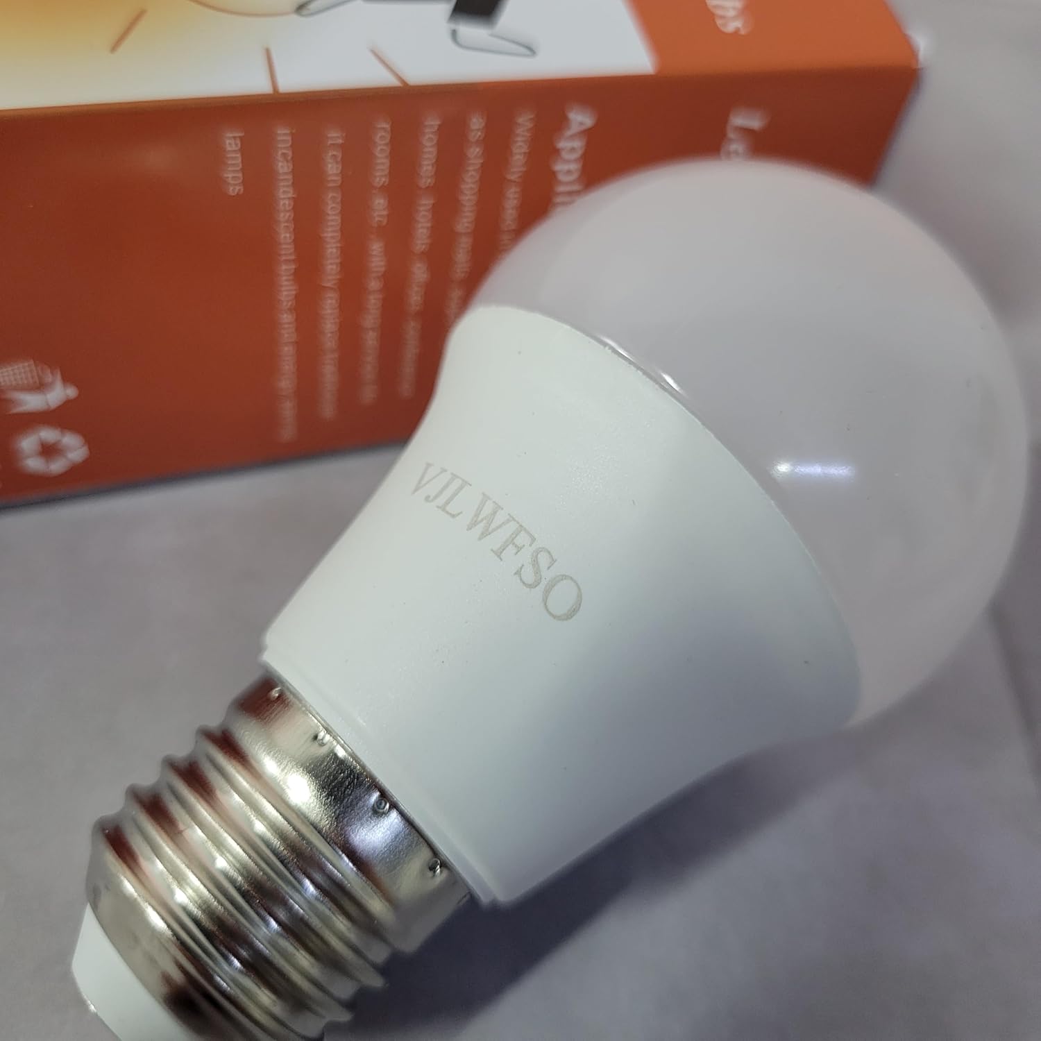 VJLWFSO LED light bulbs 60W Equivalent, 5000K Daylight, E26 Base, Non-Dimmable, Energy-Saving Light Bulb for Home & Office Lighting